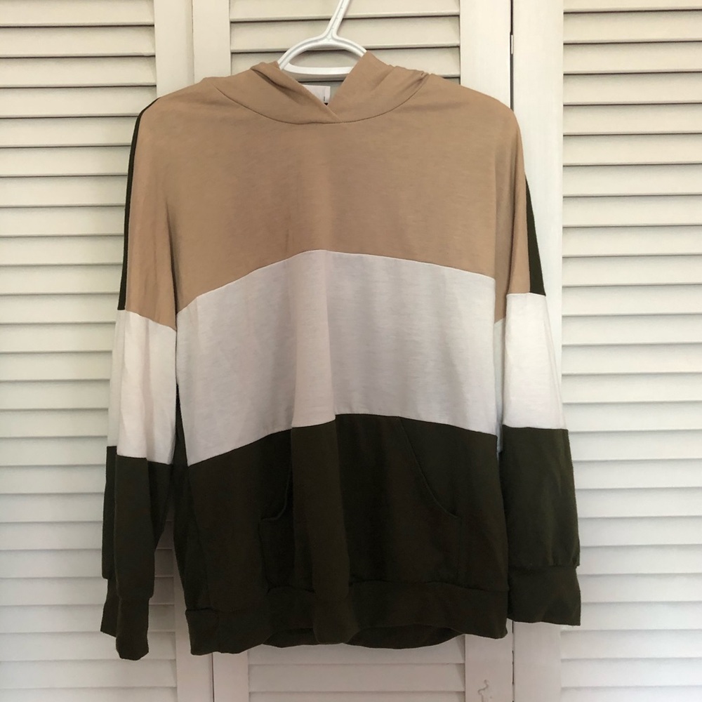 Forever21 Colorblocked Hoodie